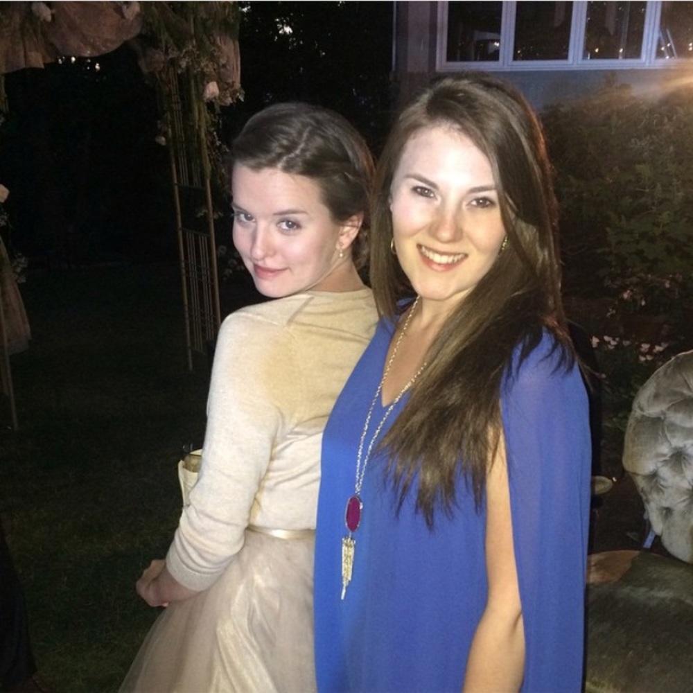 Blue Cape Dress - Picture 3 of 5
